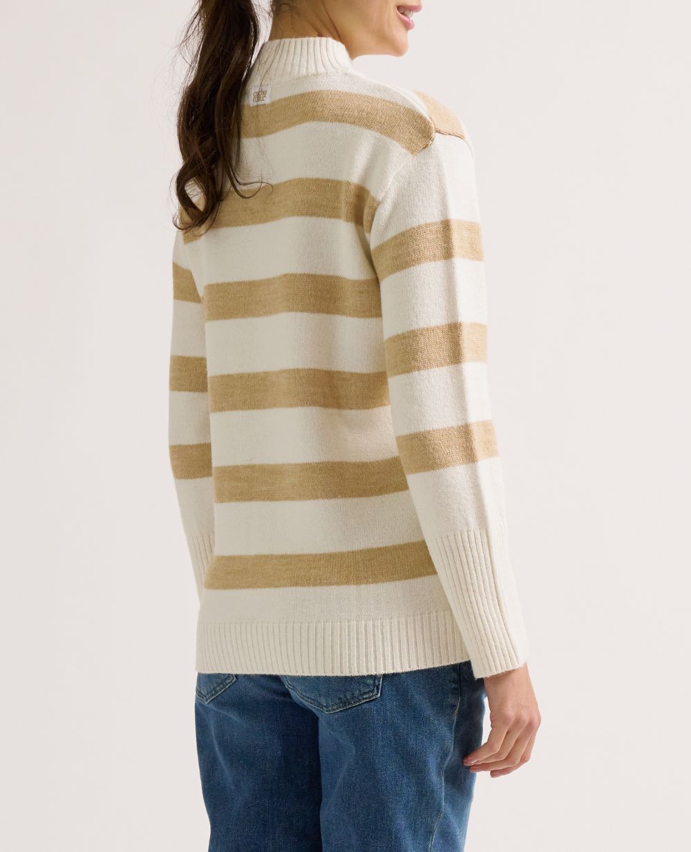 Pull de grossesse et allaitement Cabourg - Beige/Ivoire