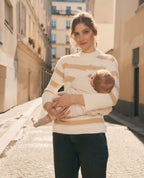 Pull de grossesse et allaitement Cabourg - Beige/Ivoire