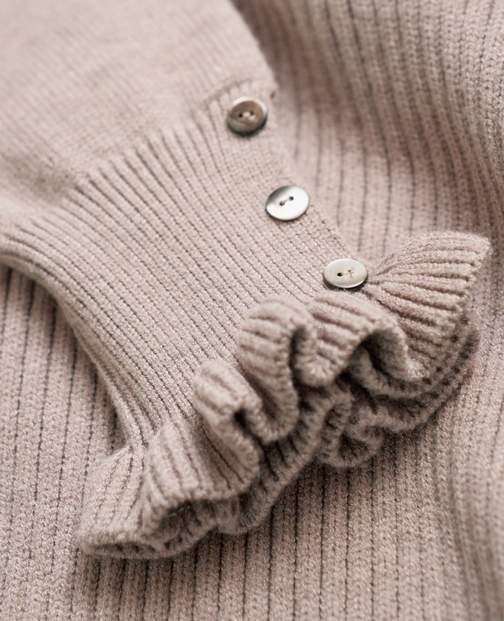 Dorothée Taupe Maternity and Nursing Sweater