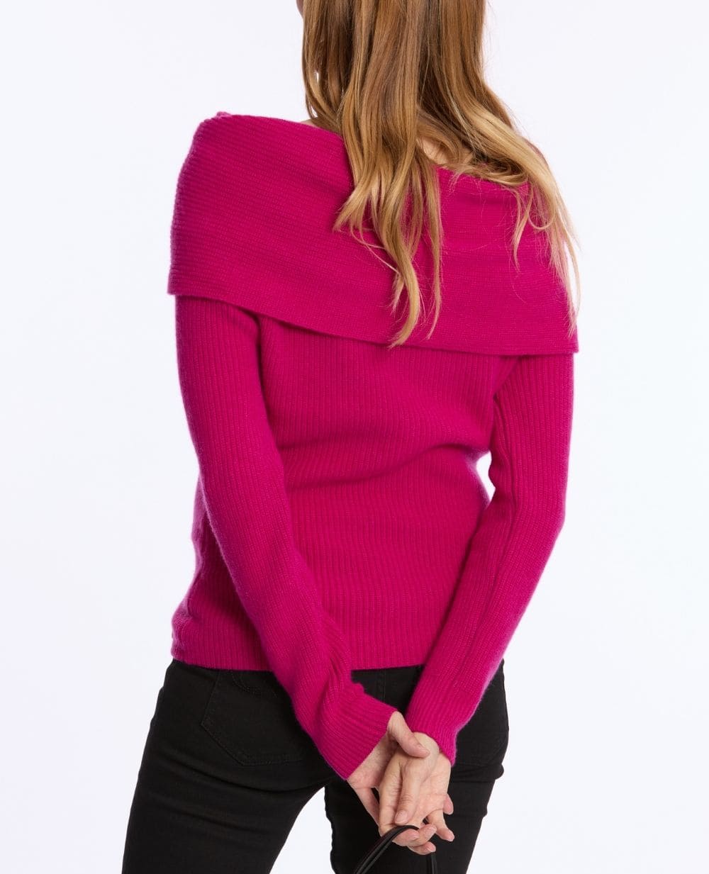 Pull de grossesse et d’allaitement Kim fuchsia