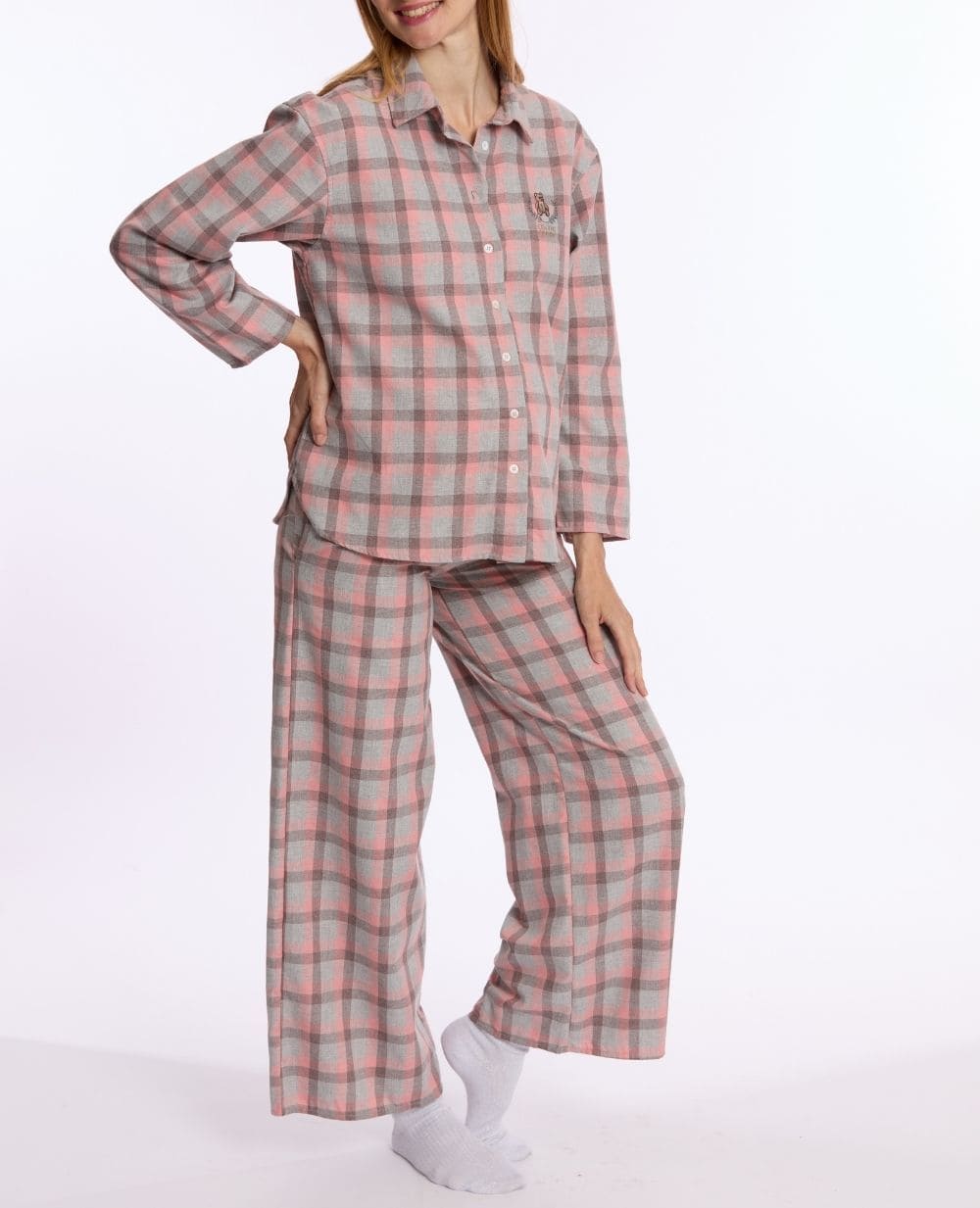 Pyjama de grossesse et d’allaitement Teddy - Gris
