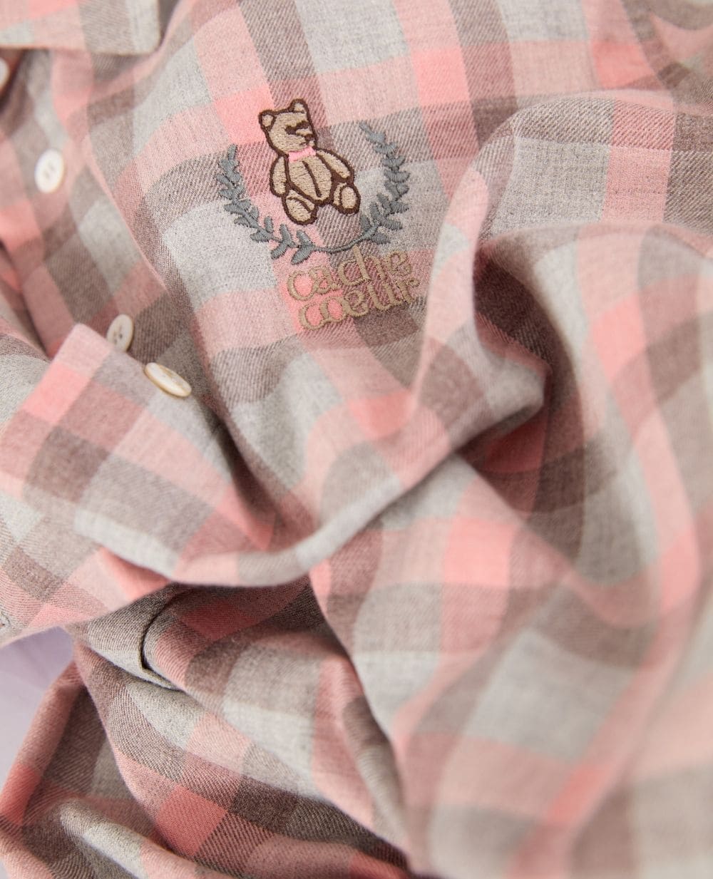 Pyjama de grossesse et d’allaitement Teddy - Gris