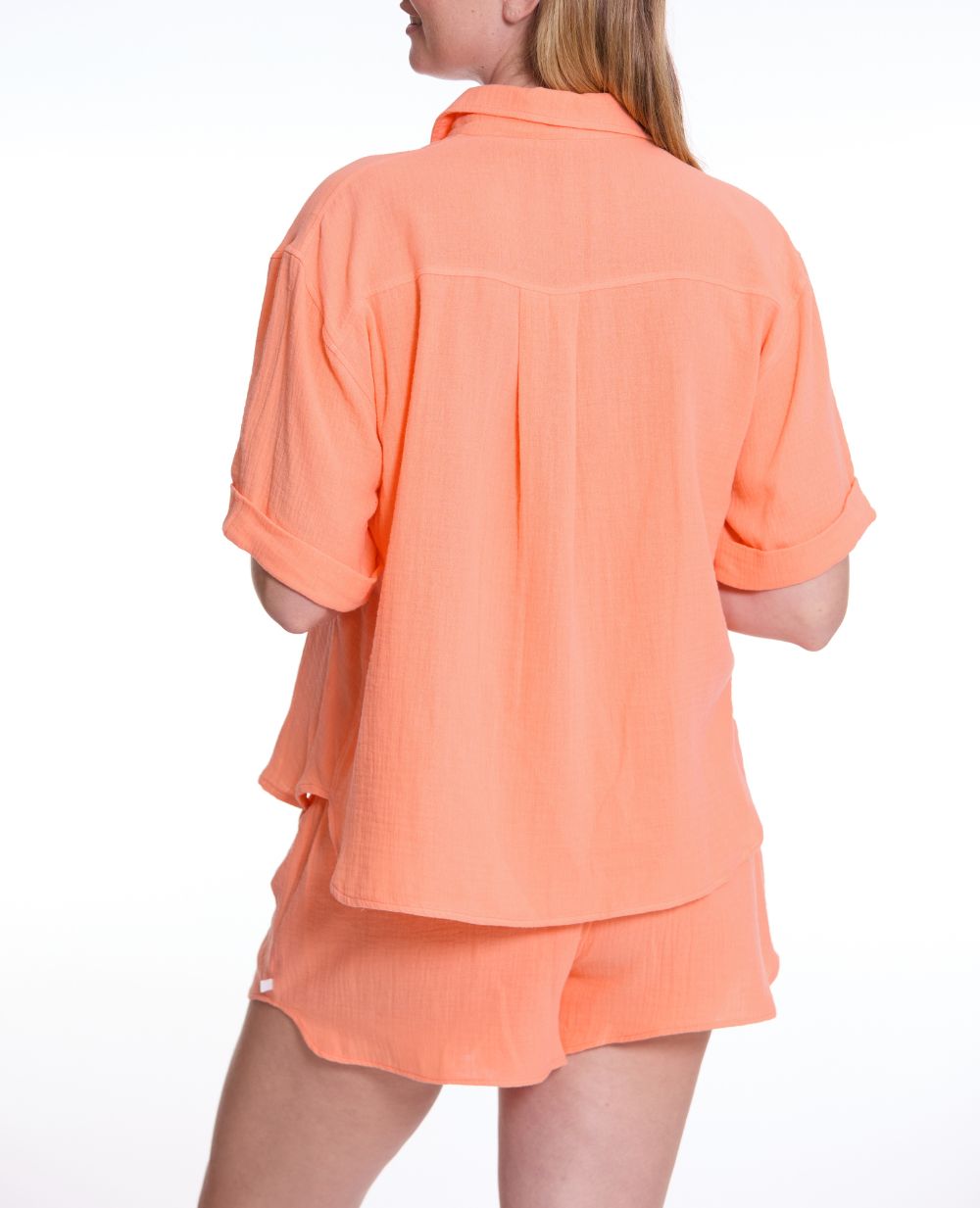 Pyjashort de maternité Ice cream - Abricot