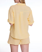 Ice Cream Maternity Pajama Shorts - Vanilla