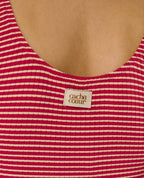 Dinard Maternity Beachwear Dress - Red