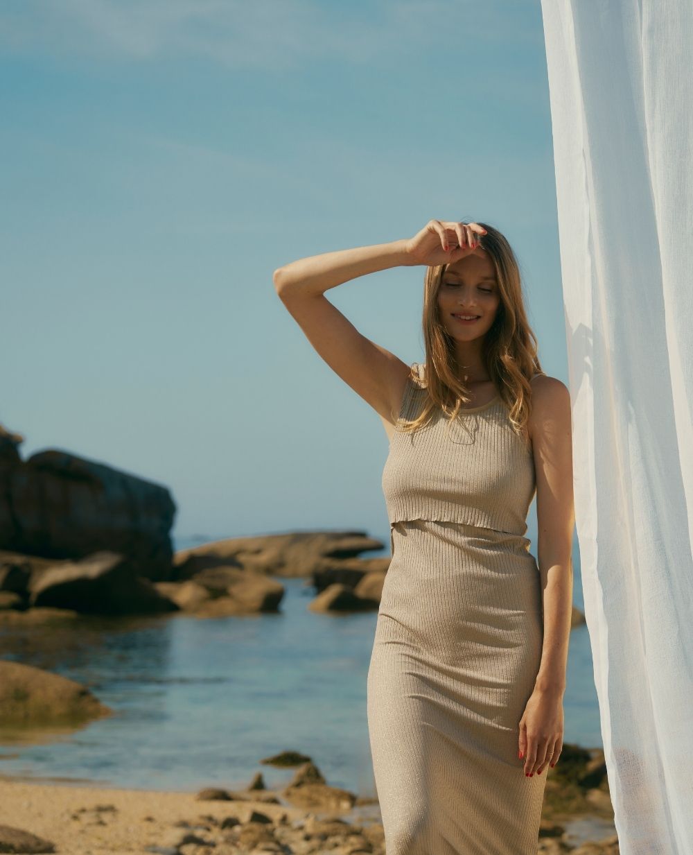 Robe beachwear Malaga - Sable