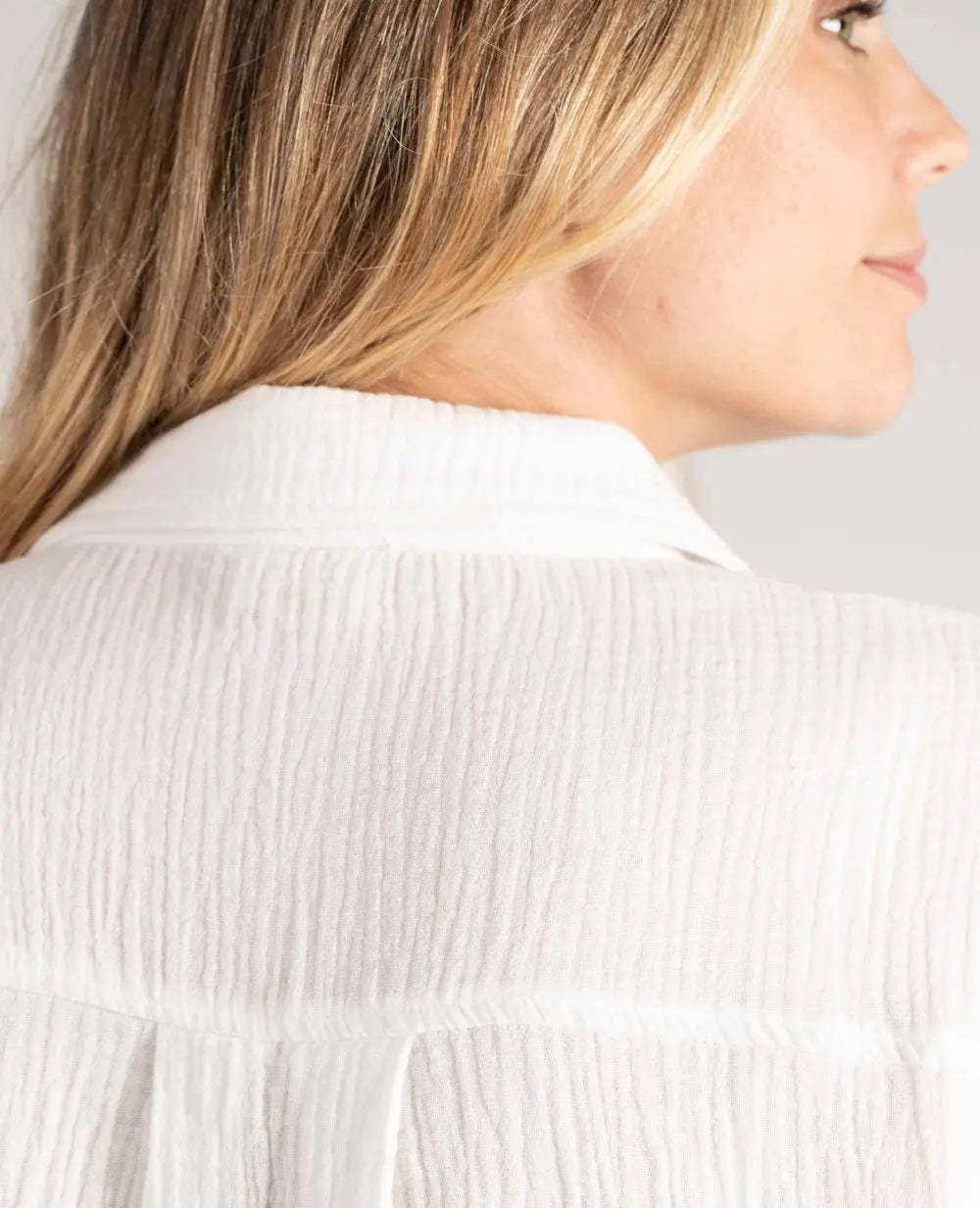 Robe chemise de grossesse et d’allaitement Bertille