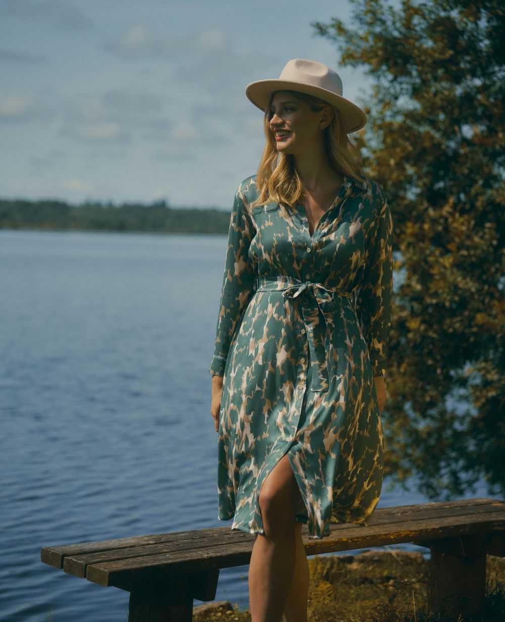 Robe chemise de grossesse et d’allaitement Rym - Multico