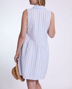 Robe chemisier Agathe - Bleu