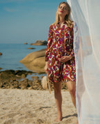 Robe chemisier de grossesse et d’allaitement Soledad - Multicolore