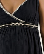 Robe d'allaitement Gaia - Noir
