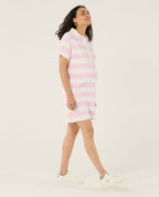 Hamptons Nursing Dress - Lilac