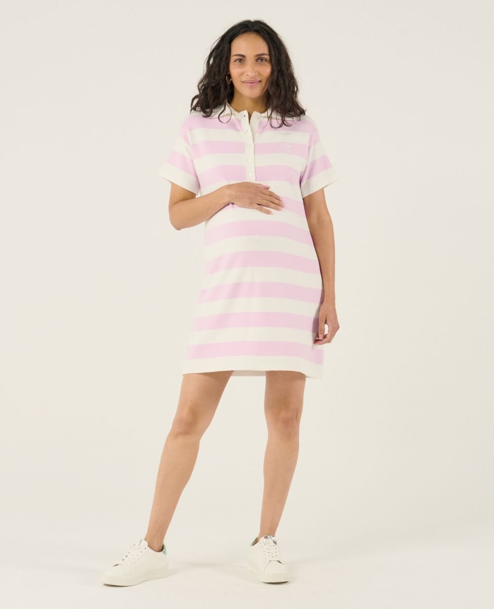 Hamptons Nursing Dress - Lilac
