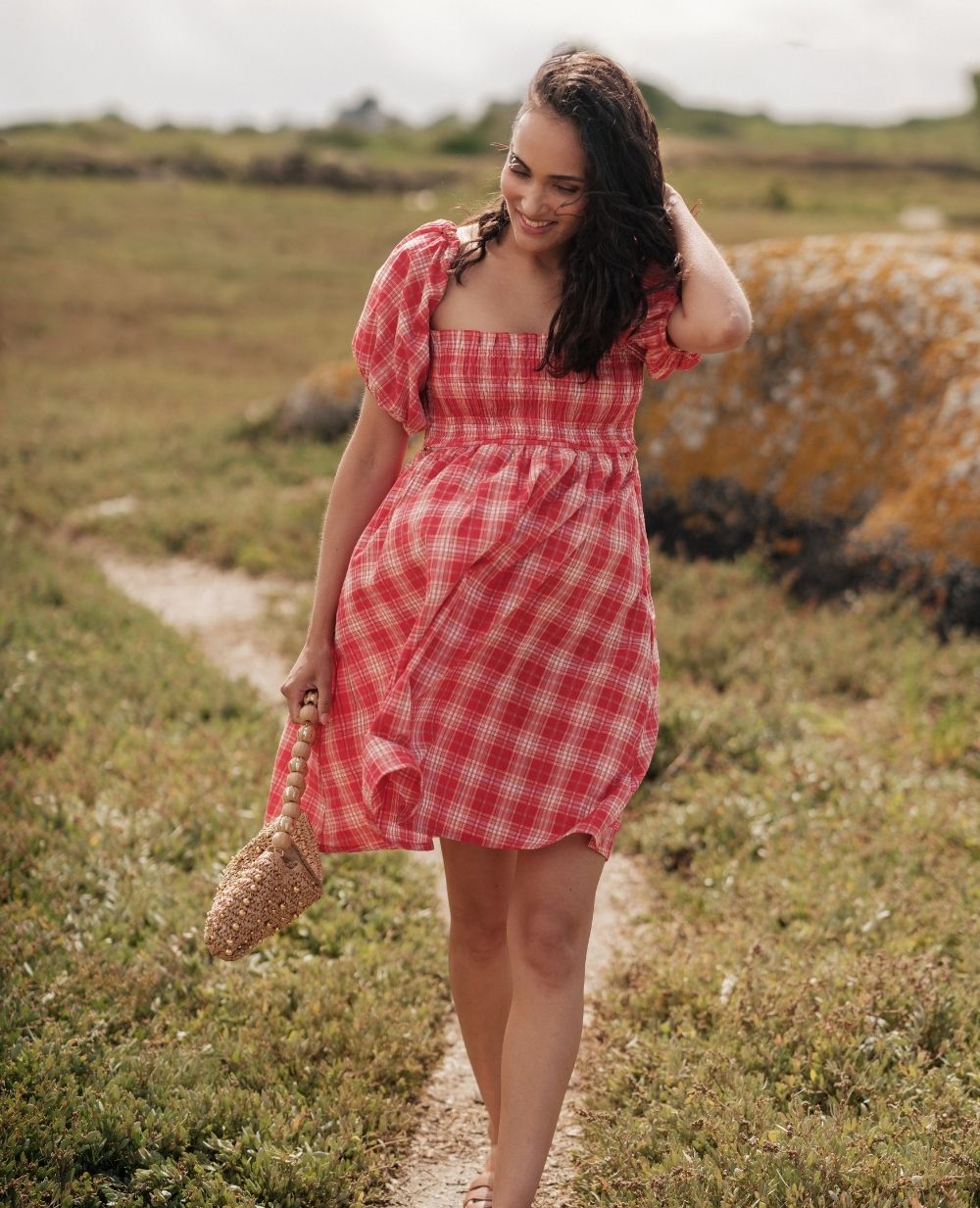 Melissa Nursing Dress - Raspberry