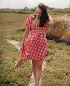 Melissa Nursing Dress - Raspberry