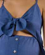 Robe d'allaitement Nolwenn - Bleu
