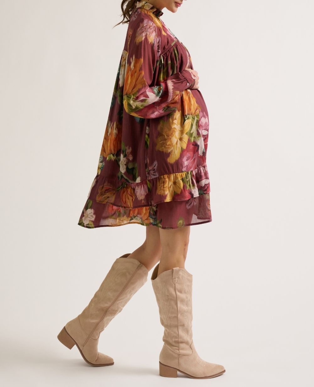 Robe de grossesse et allaitement Elisabeth - Multicolore