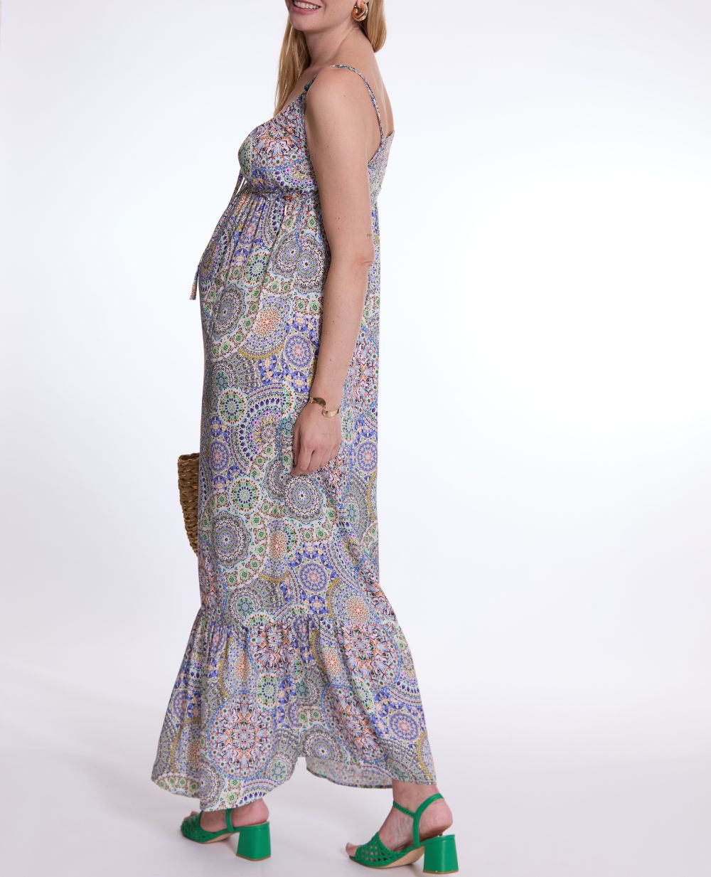 Robe de grossesse et allaitement Mandala - Multico