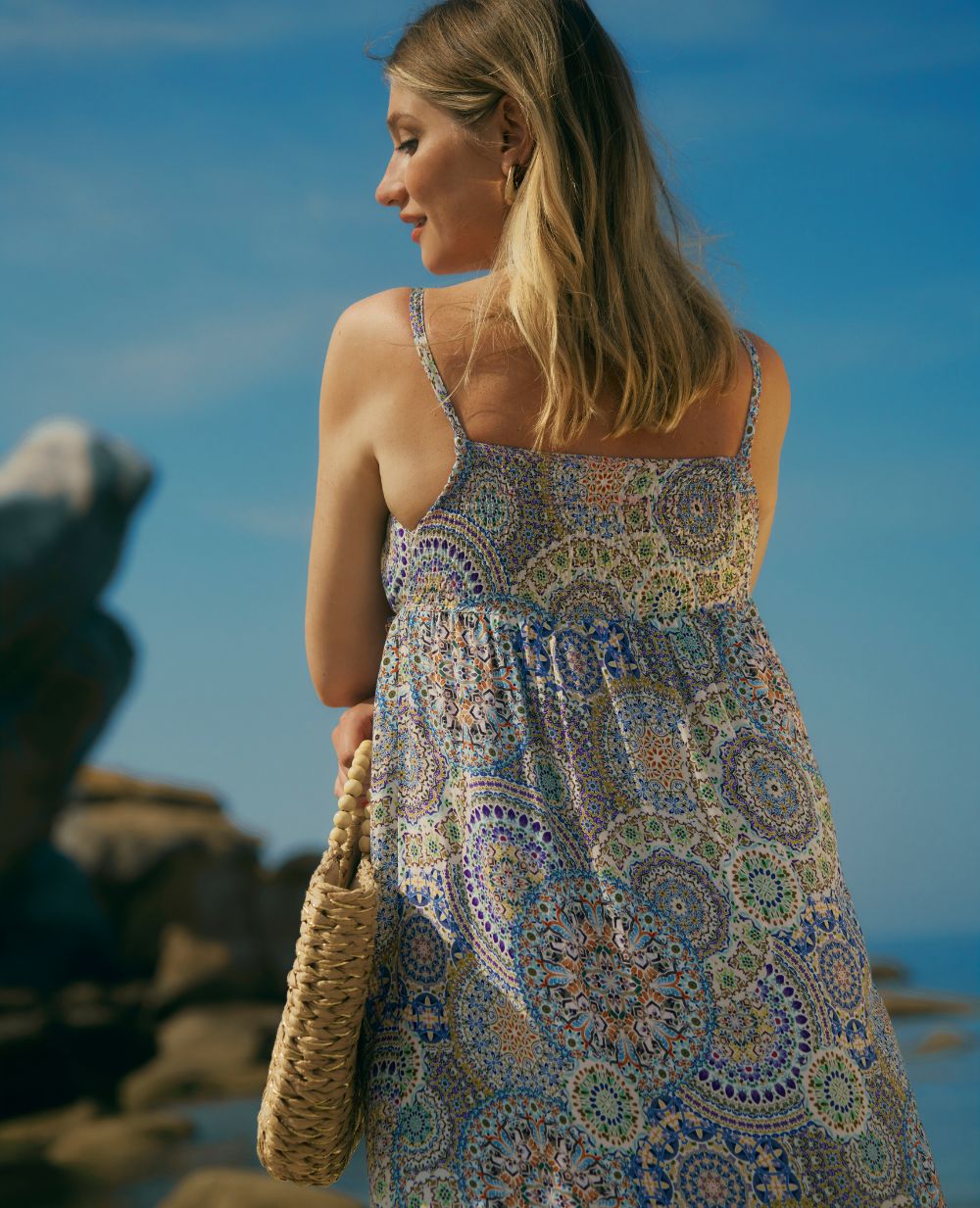 Robe de grossesse et allaitement Mandala - Multico