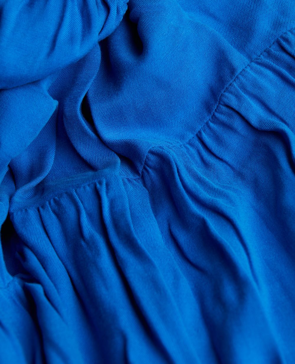 Claudette Electric Blue Dress Cupro Ecovero Bohemian