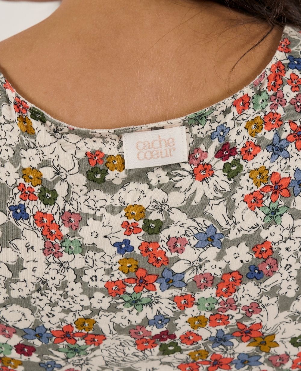 Robe de grossesse et d'allaitement Liberty - Multicolore