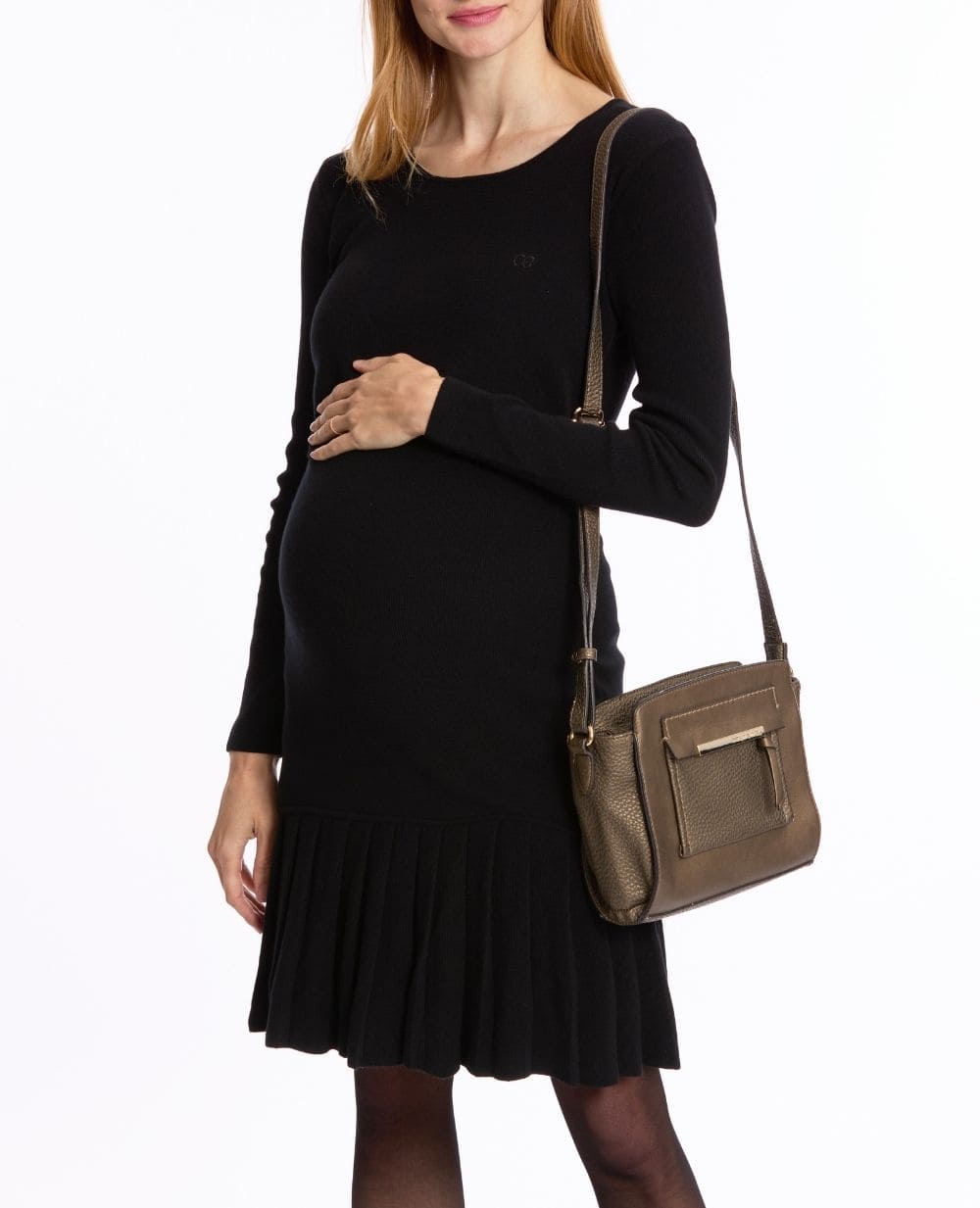 Robe de grossesse et d’allaitement Manhattan - Noir