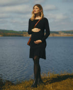 Robe de grossesse et d’allaitement Manhattan - Noir