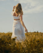 Robe de grossesse et d’allaitement Melody - Blanc