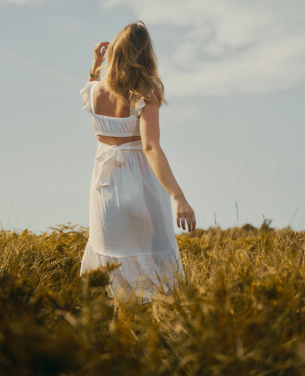 Robe de grossesse et d’allaitement Melody blanc