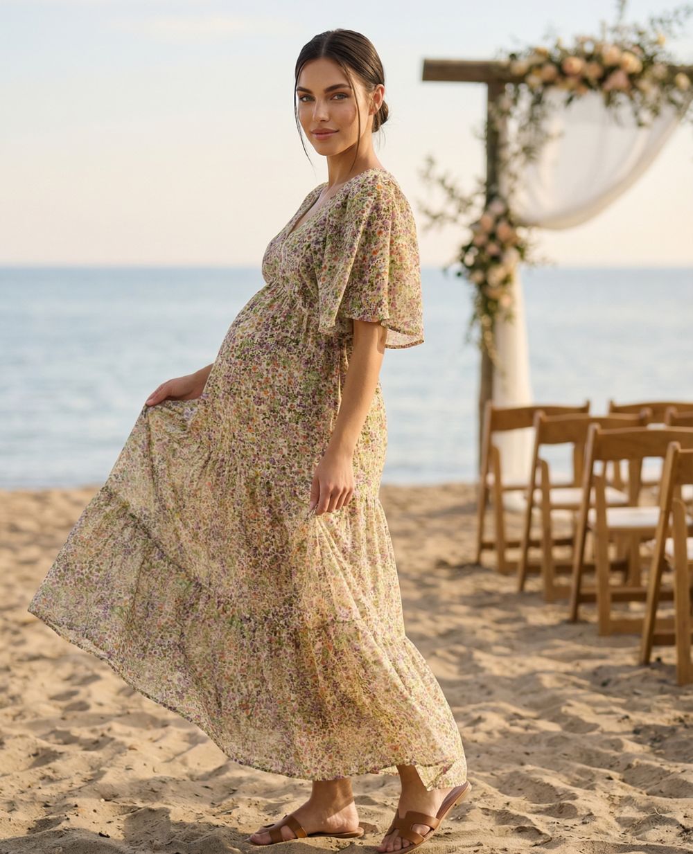 Robe d'allaitement Juliette - Multicolore