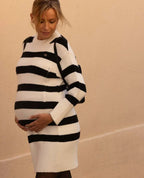Robe pull de grossesse et d’allaitement deauville, cache