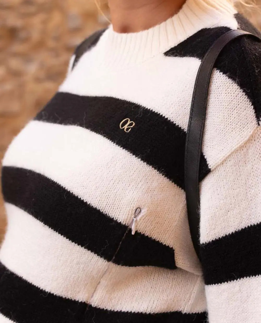 Robe pull de grossesse et d’allaitement deauville, cache