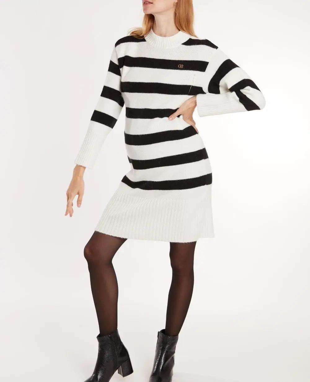 Robe pull de grossesse et d’allaitement deauville, cache