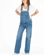 Kelly Denim Maternity Overalls - Mid Blue