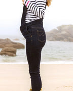 Salopette premaman in denim Sharon - Brut