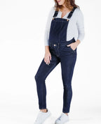 Salopette premaman in denim Sharon - Brut