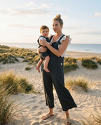 Salopette de grossesse Maya & Salopette Bébé Mini Maya - Anthracite