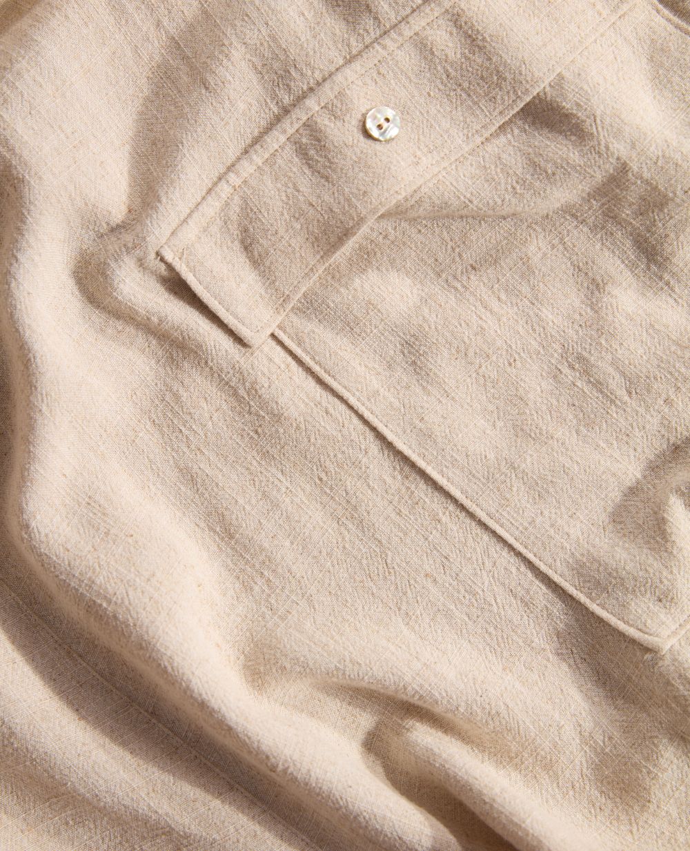 Eloise Maternity Short Overalls - Natural