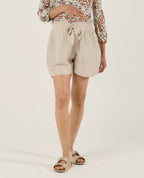 Nubie Maternity Shorts - Beige