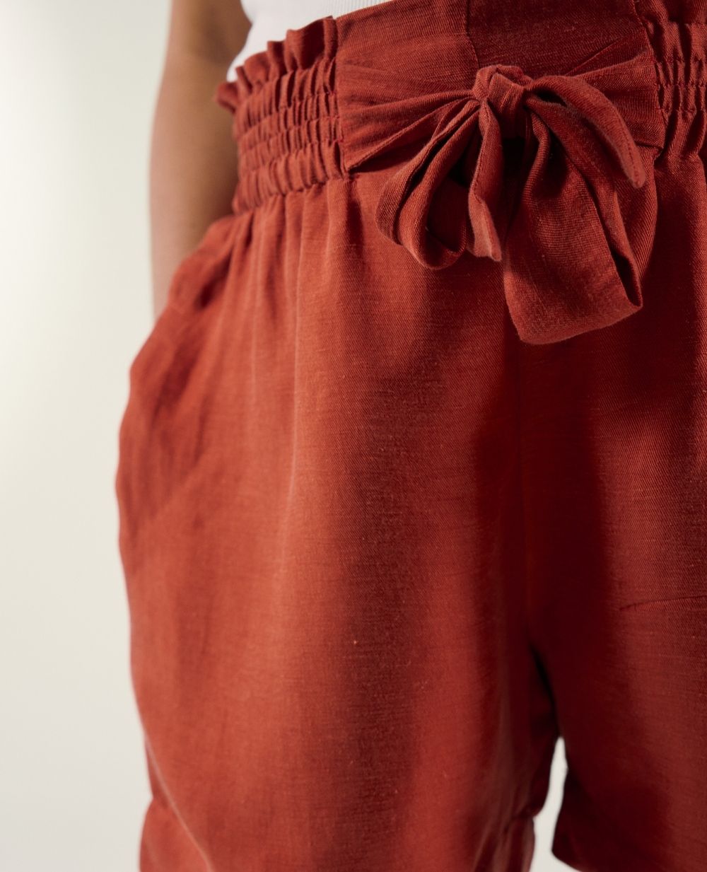 Nubie Maternity Shorts - Copper