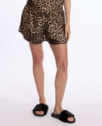 Short taille basse de maternité Roxane - Léopard