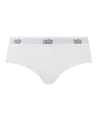 Shorty de grossesse taille basse life blanc, cache cœur