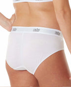 Shorty de grossesse taille basse life blanc, cache cœur