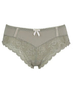 Shorty de grossesse Lisa kaki, Cache Cœur #couleur_vert