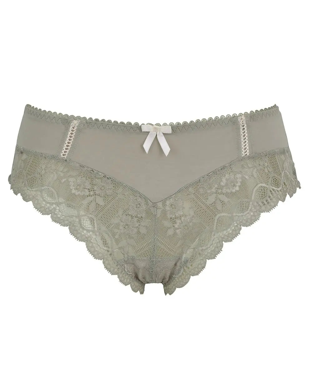 Shorty de grossesse Lisa kaki, Cache Cœur #couleur_vert