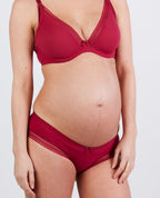 Milk Maternity Shorty - Bordeaux