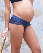 Shorty de grossesse Serena marine, Cache Cœur