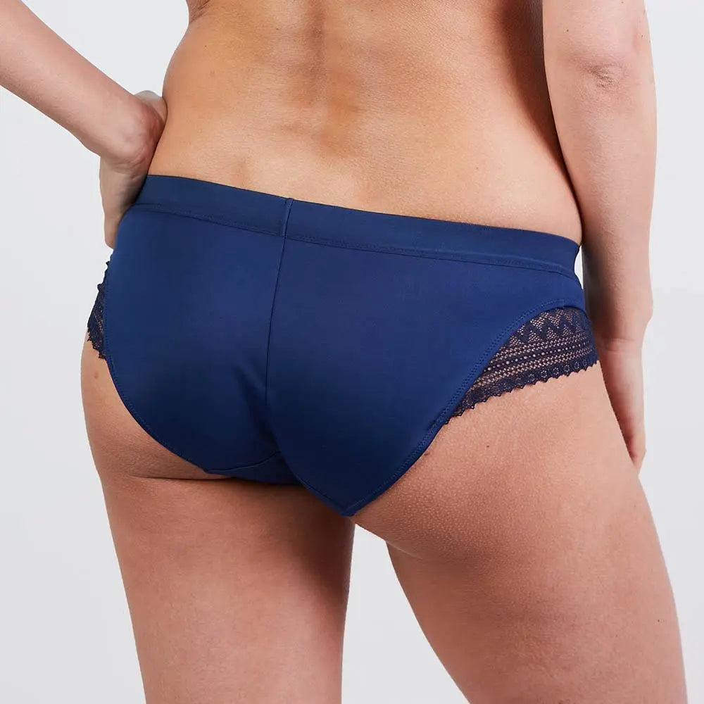 Shorty de grossesse Serena marine, Cache Cœur