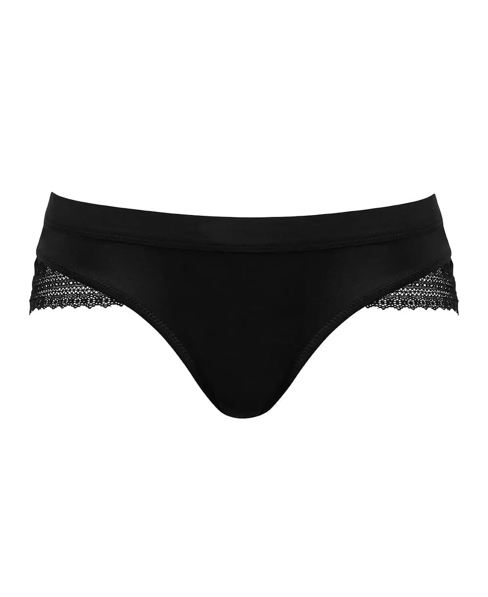Shorty de grossesse serena noir, cache cœur