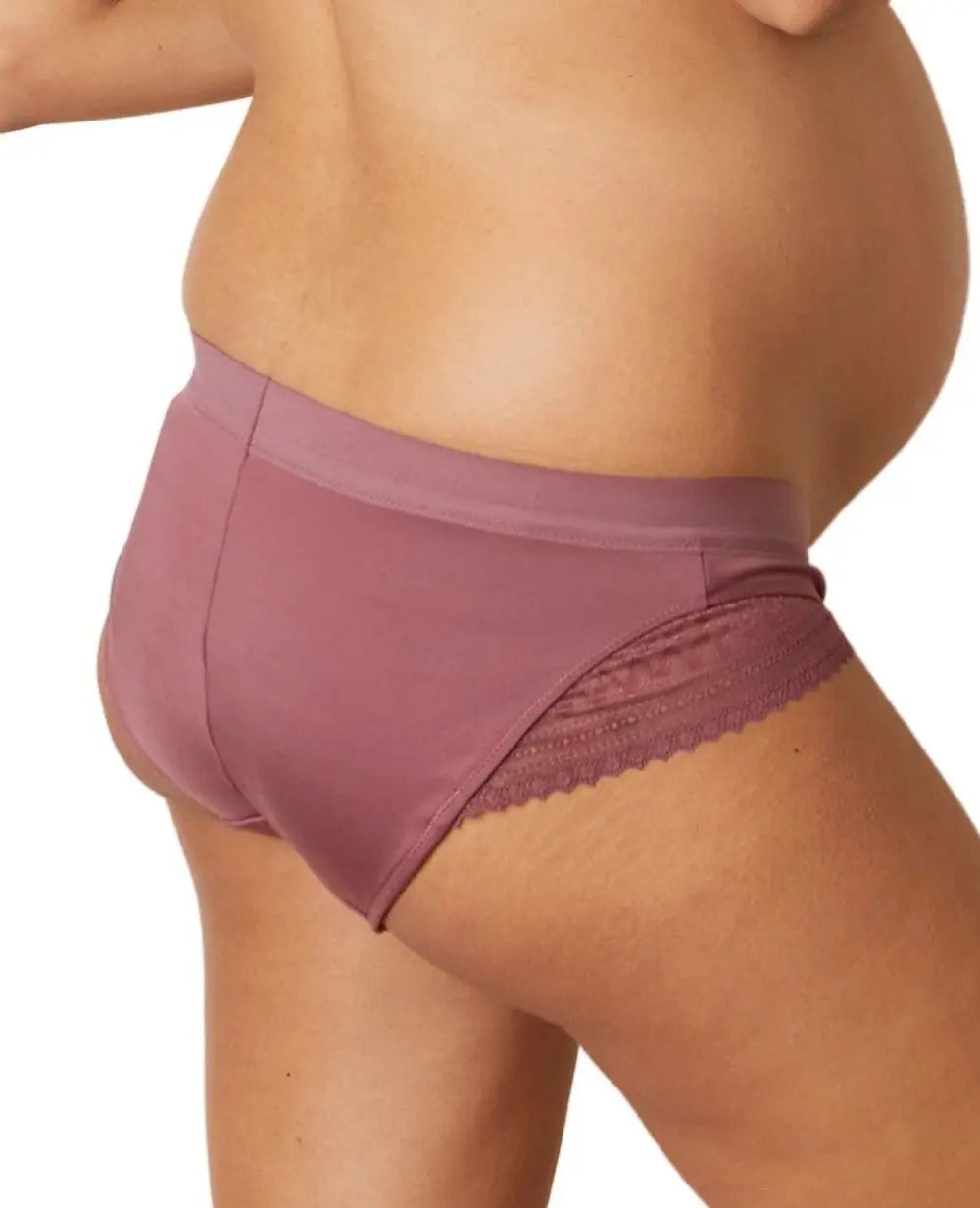 Shorty de grossesse serena prune, cache cœur